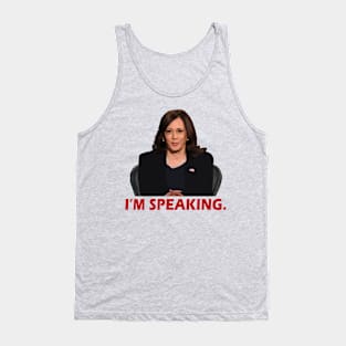 Kamala Harris I'm Speaking VP Debate Quote Tank Top